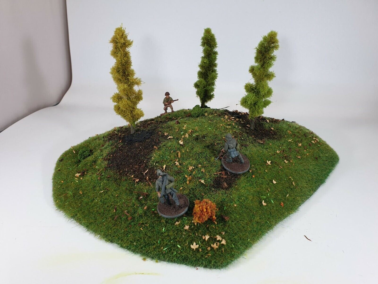 Hills with bunkers and trenches for WW2 Wargaming