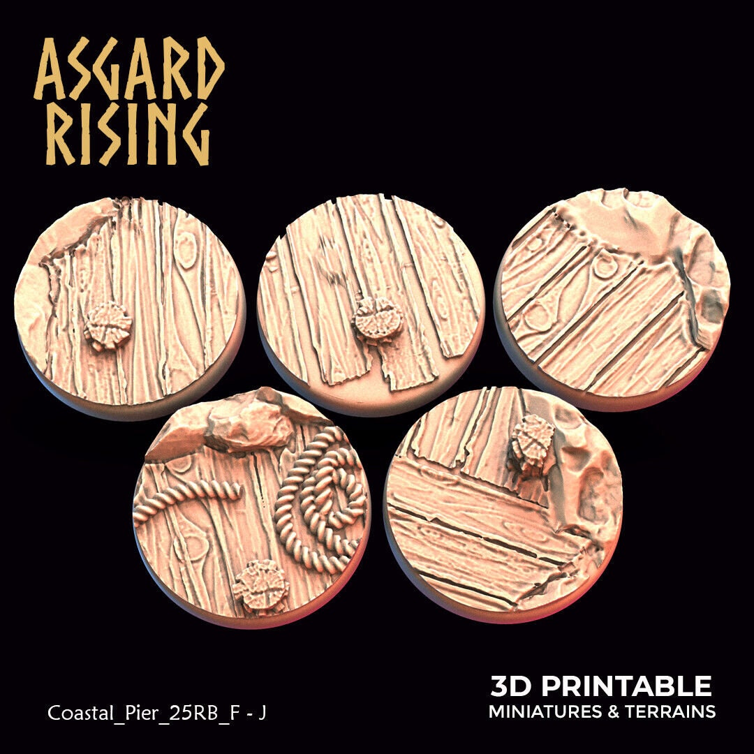 Harbour Themed Scenic Bases for Fantasy Wargaming