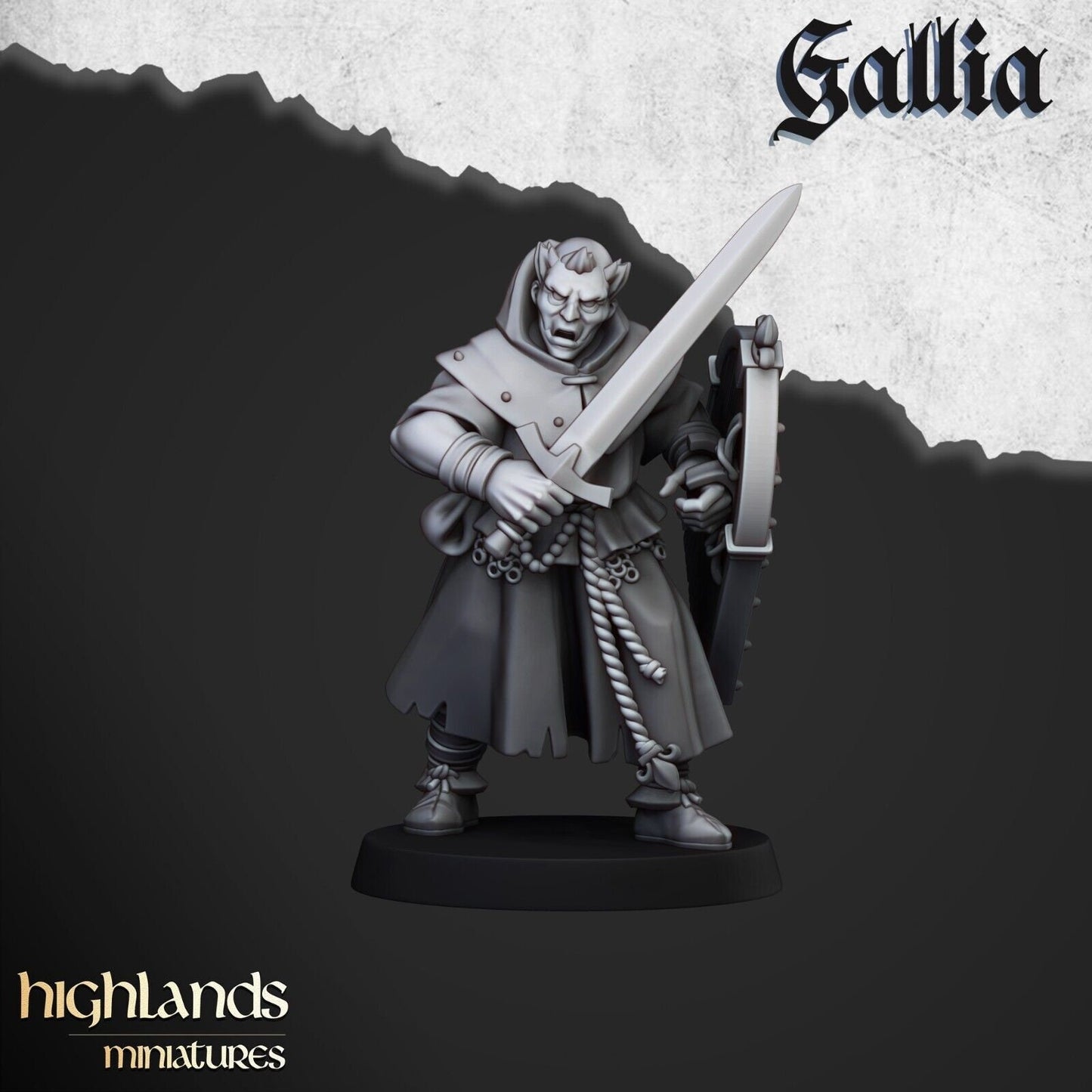 Reliquary with Pilgrims of Gallia | Gallia Army Collection | Highland Miniatures