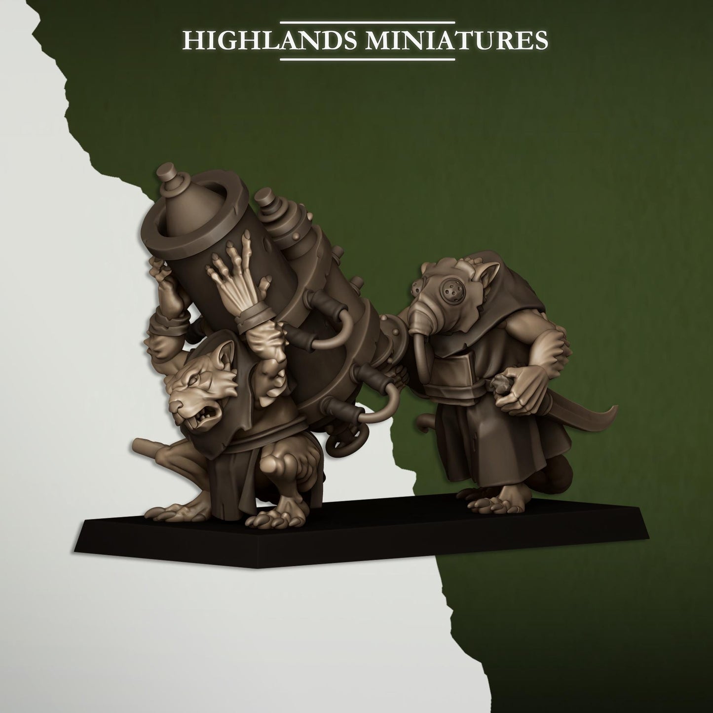 Sewer Rats Heavy Weapons Teams | Sewer Rats Army Collection | Highland Miniatures