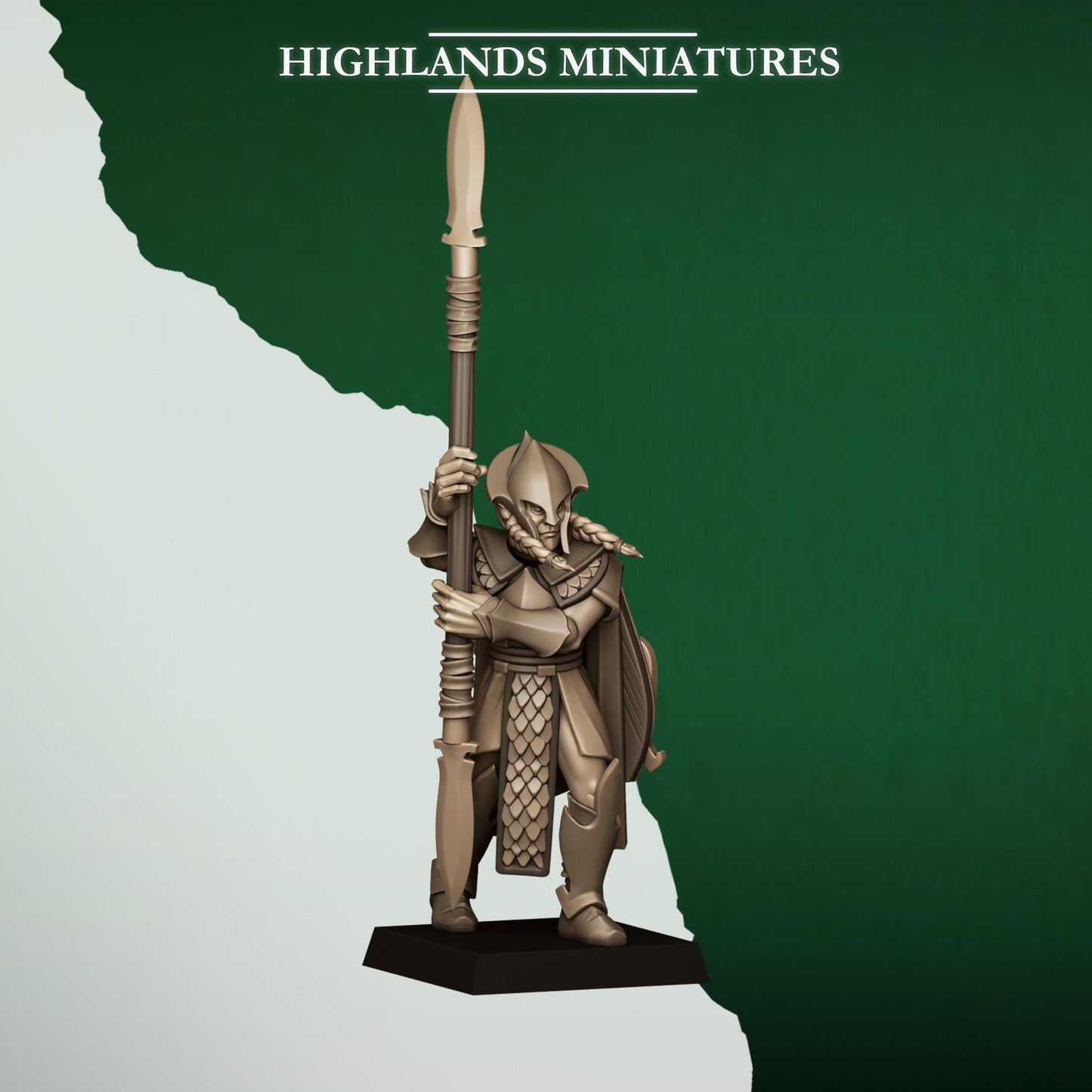 Feral Elves on foot with Spears