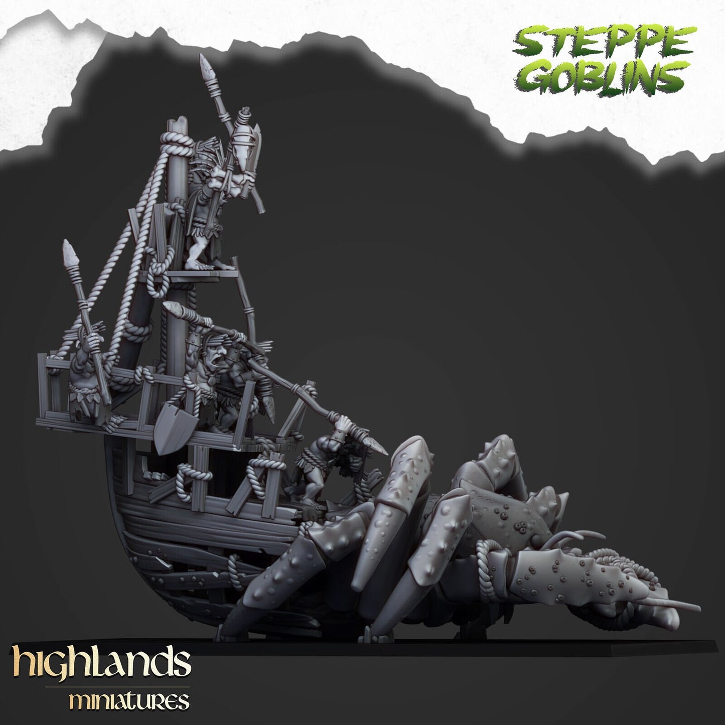 Coast Goblin Giant Crab – Monstrous War Beast with Crew