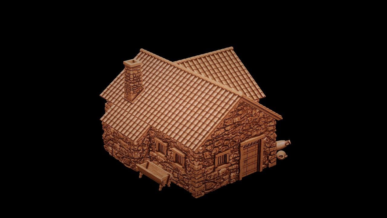 Byzantine Village Terrain Set | Historical Wargaming Scenery | MTG Terrain & Scenery