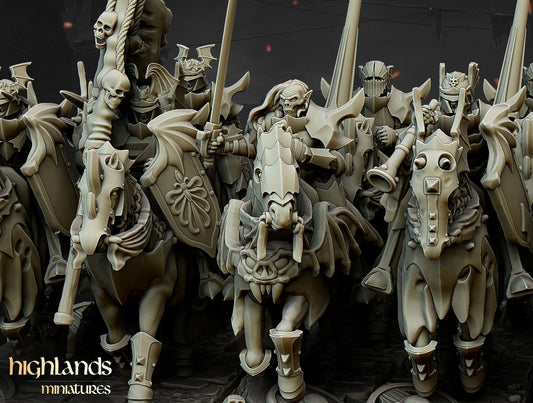 Transilvanya Vampire Knights (Mounted) | Transilvanya Army Collection | Highland Miniatures
