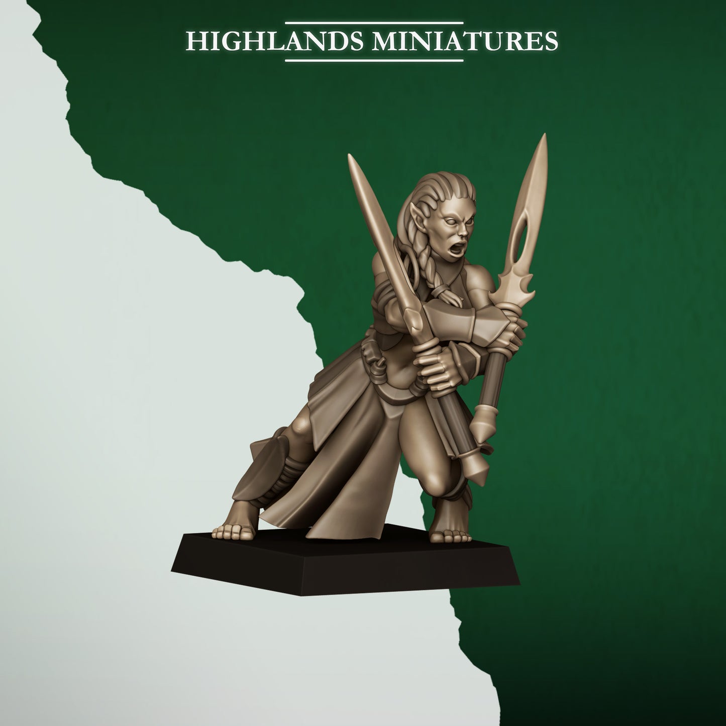 Feral Elves Bladesingers | Feral Elves Army Collection | Highland Miniatures