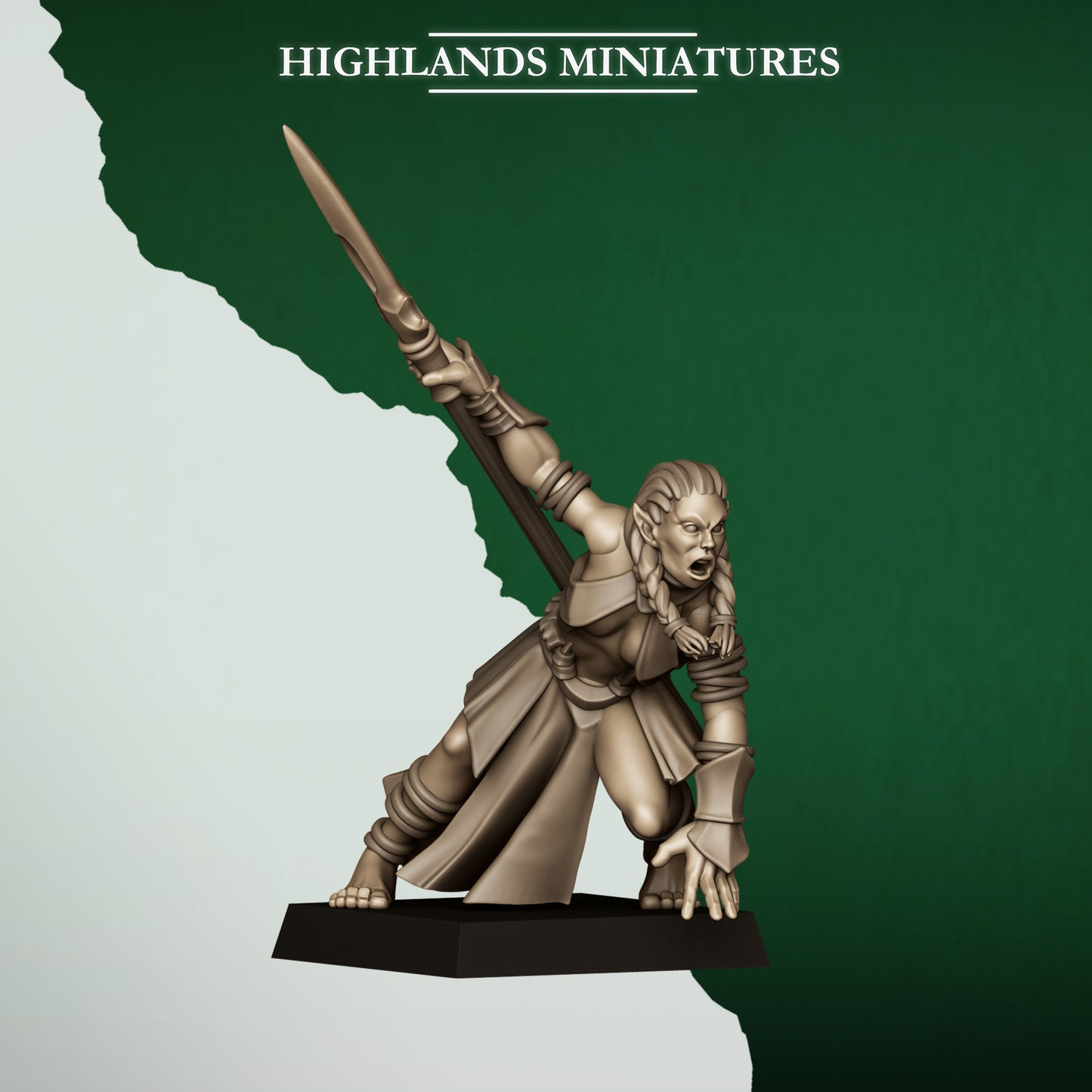 Feral Elves Bladesingers | Feral Elves Army Collection | Highland Miniatures
