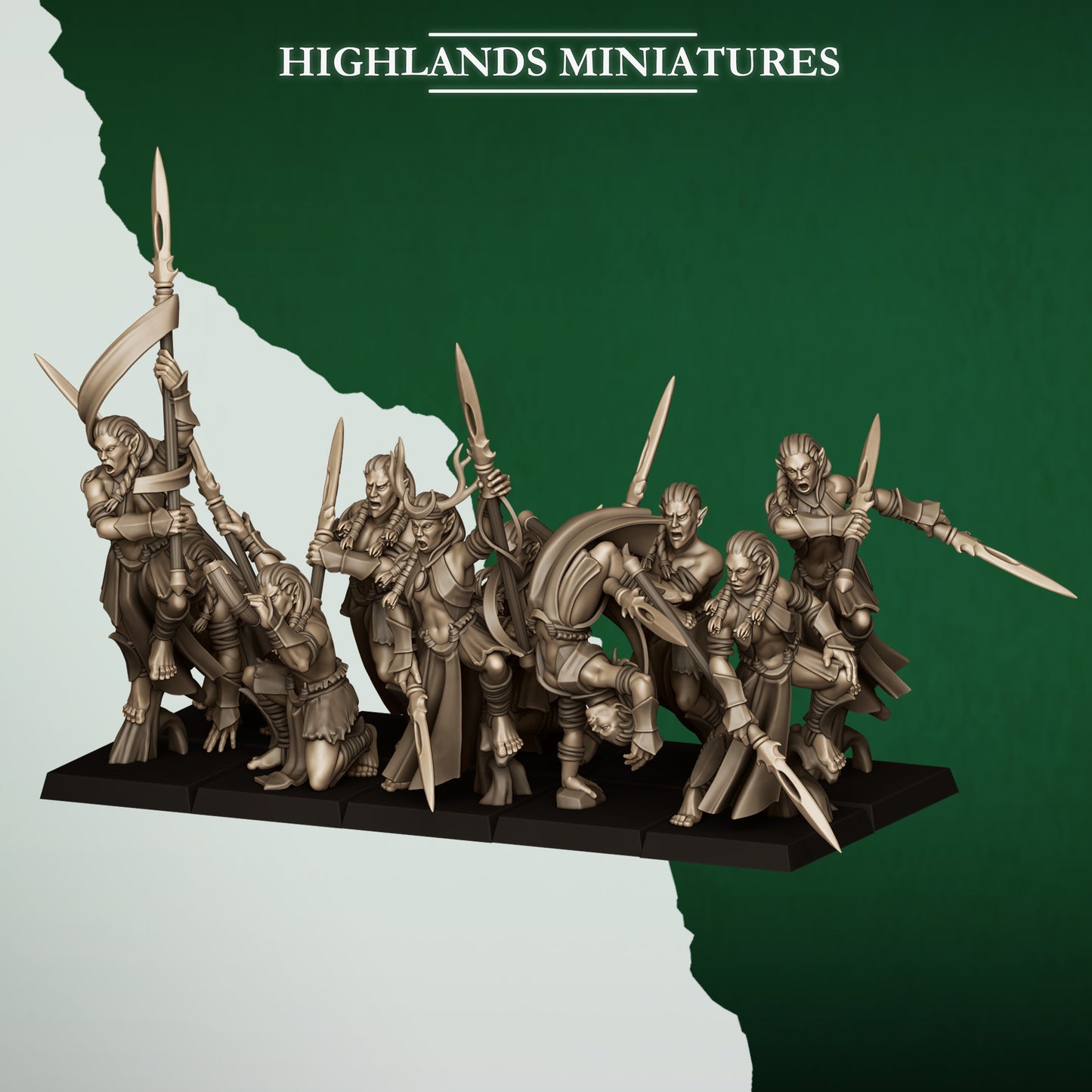 Feral Elves Bladesingers | Feral Elves Army Collection | Highland Miniatures