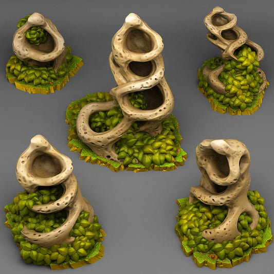 Elder Hollow Rocks Scatter Terrain | Fantastic Plants & Rocks | MTG Terrain & Scenery