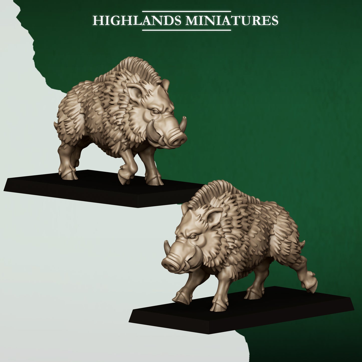 Feral Elves Beastmasters & Feral Animals | Feral Elves Army Collection | Highland Miniatures