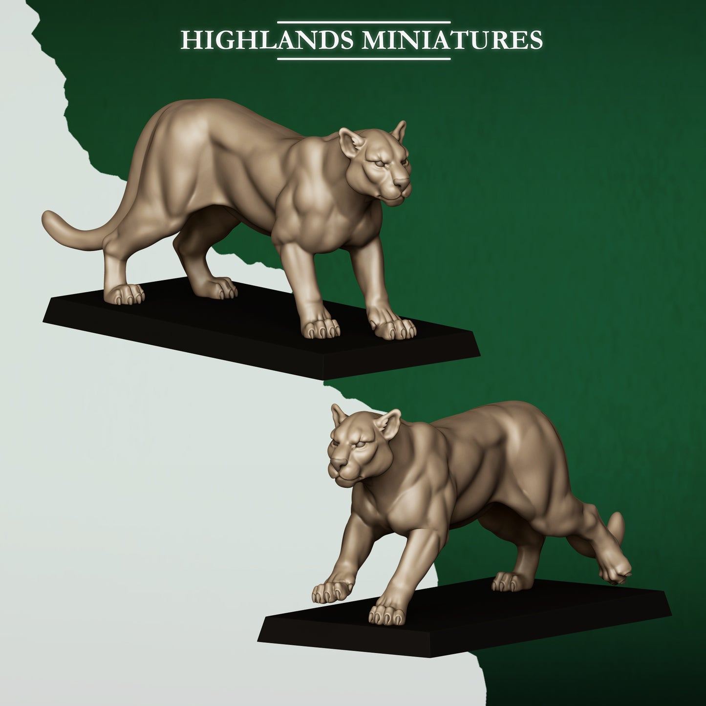 Feral Elves Beastmasters & Feral Animals | Feral Elves Army Collection | Highland Miniatures