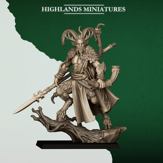 Feral Elves Lord Faunus | Feral Elves Army Collection | Highland Miniatures
