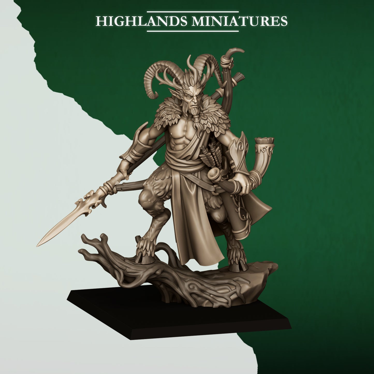 Feral Elves Lord Faunus | Feral Elves Army Collection | Highland Miniatures