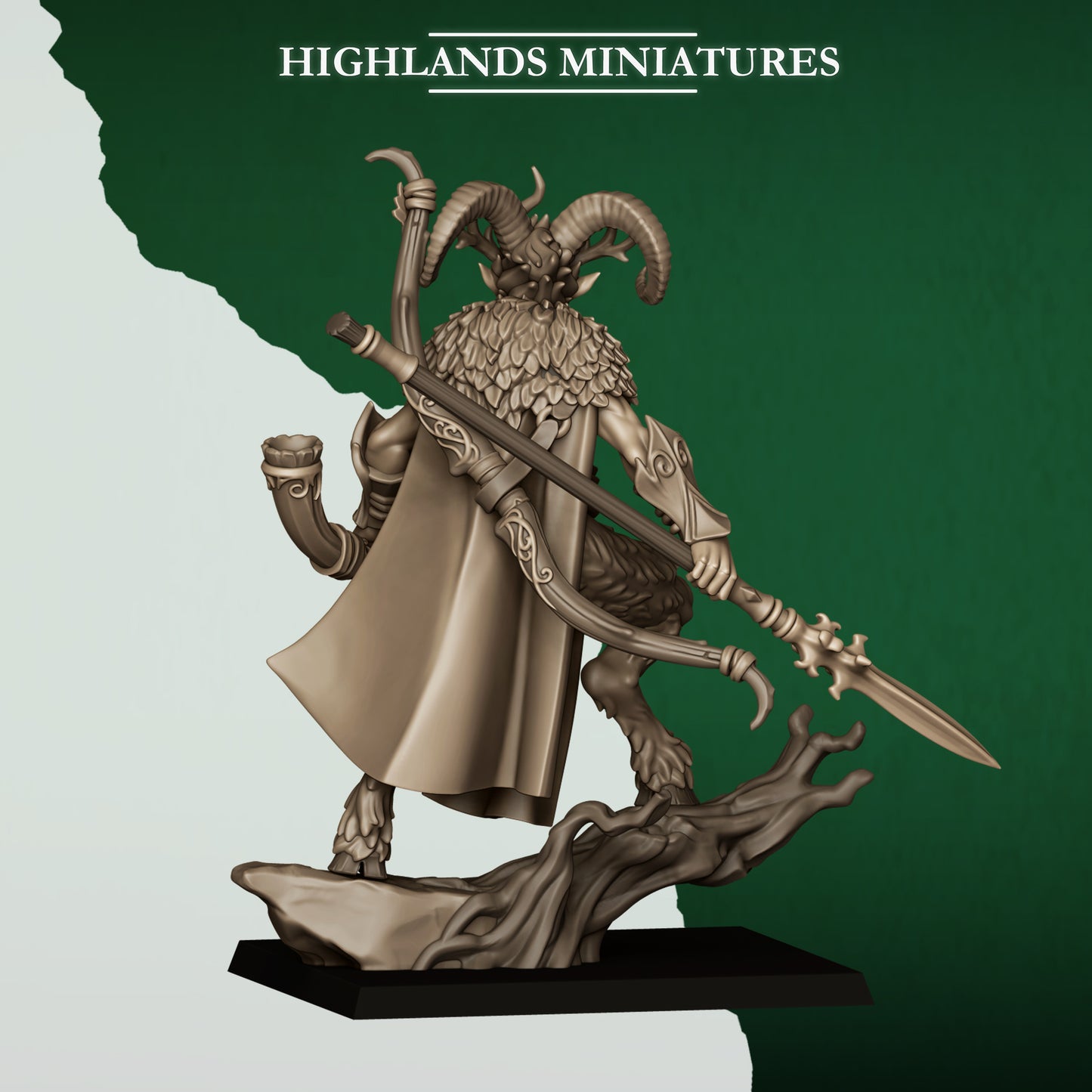 Feral Elves Lord Faunus | Feral Elves Army Collection | Highland Miniatures