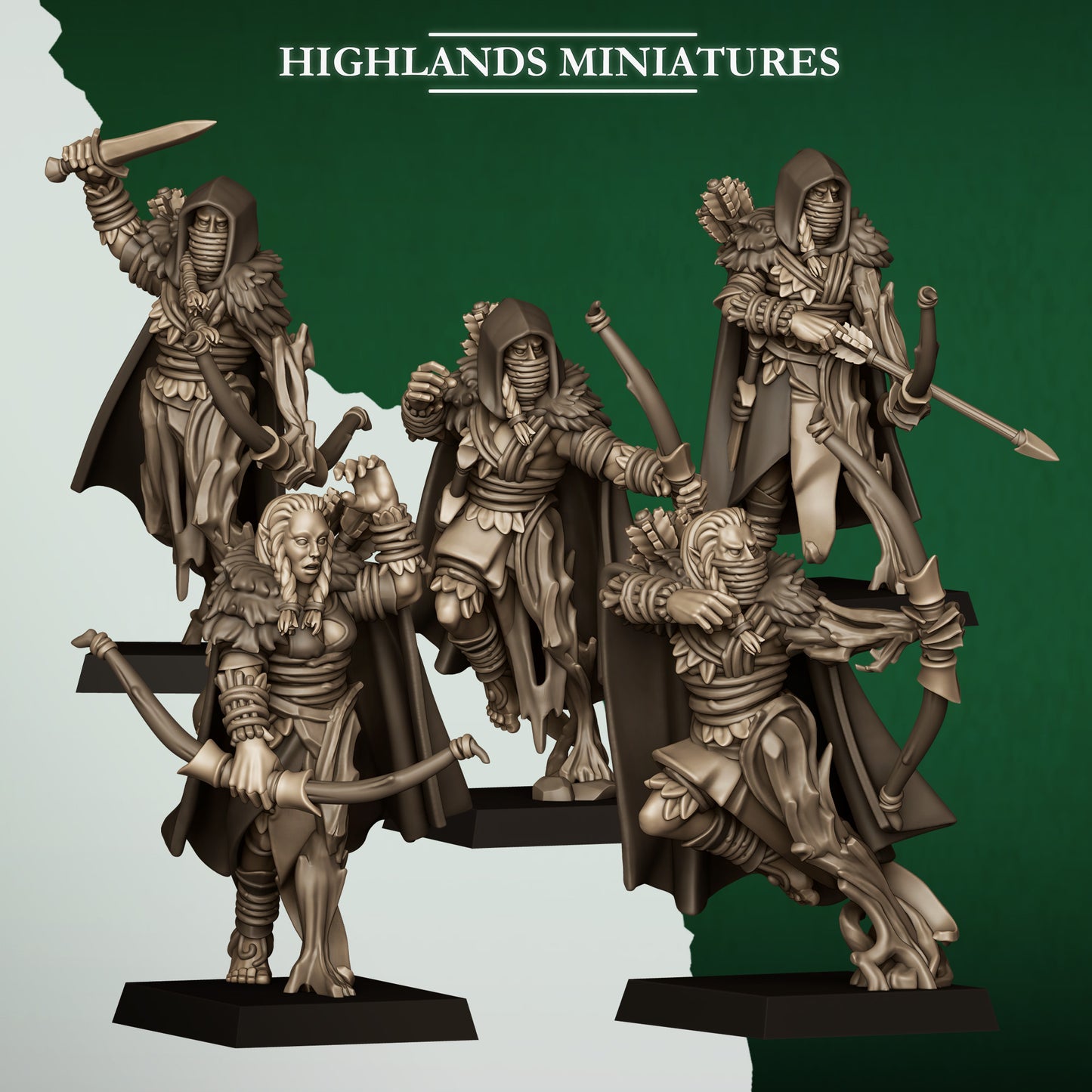 Feral Elves Scouts | Feral Elves Army Collection | Highland Miniatures