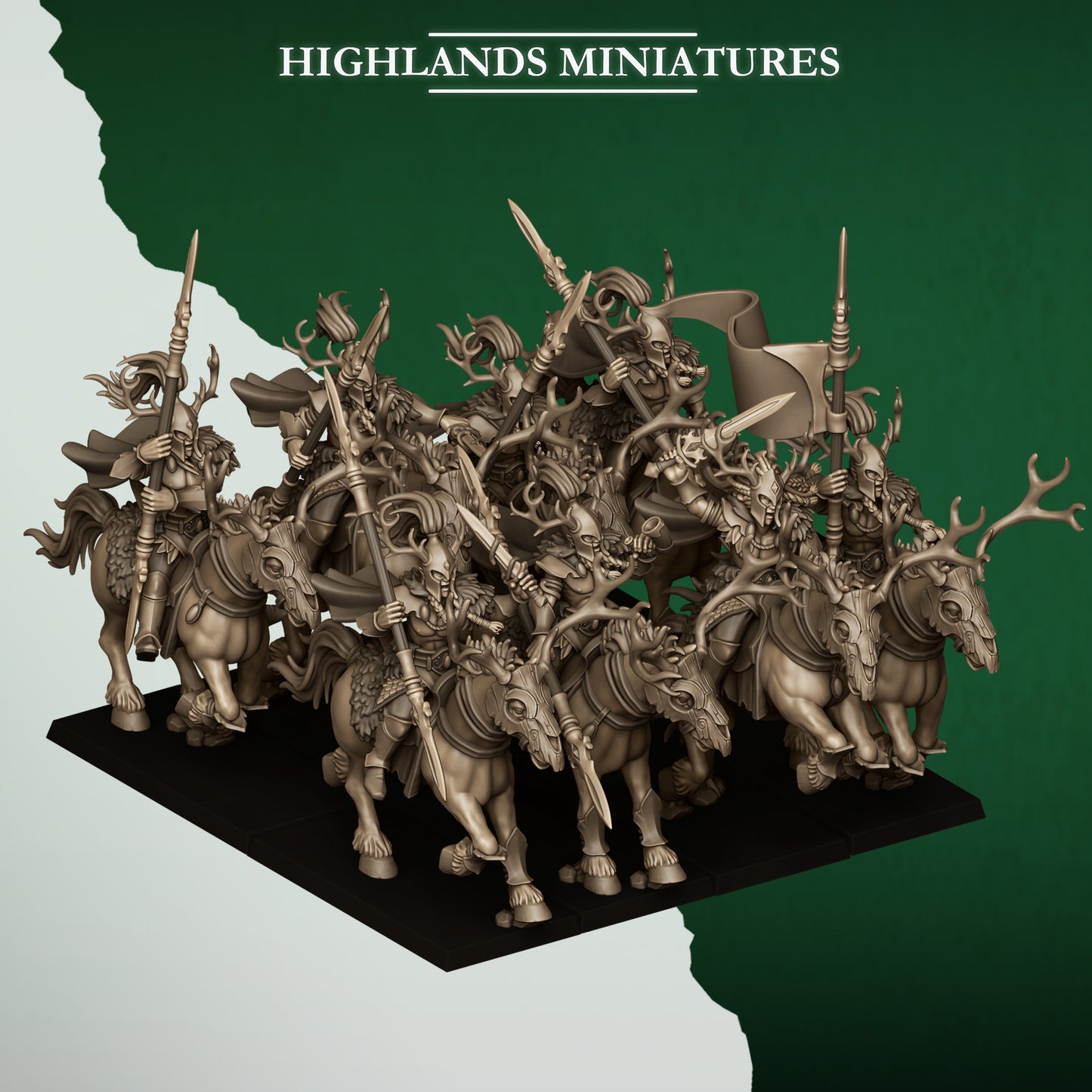 Feral Elves Forest Riders | Feral Elves Army Collection | Highland Miniatures
