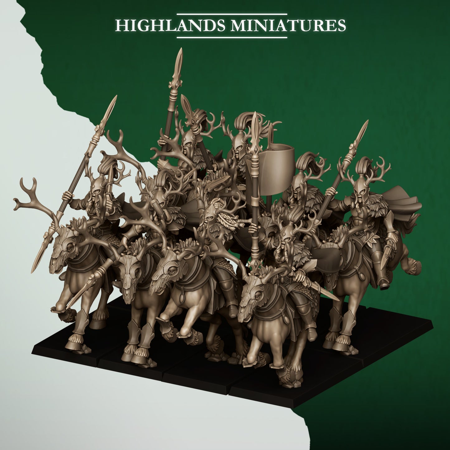 Feral Elves Forest Riders | Feral Elves Army Collection | Highland Miniatures