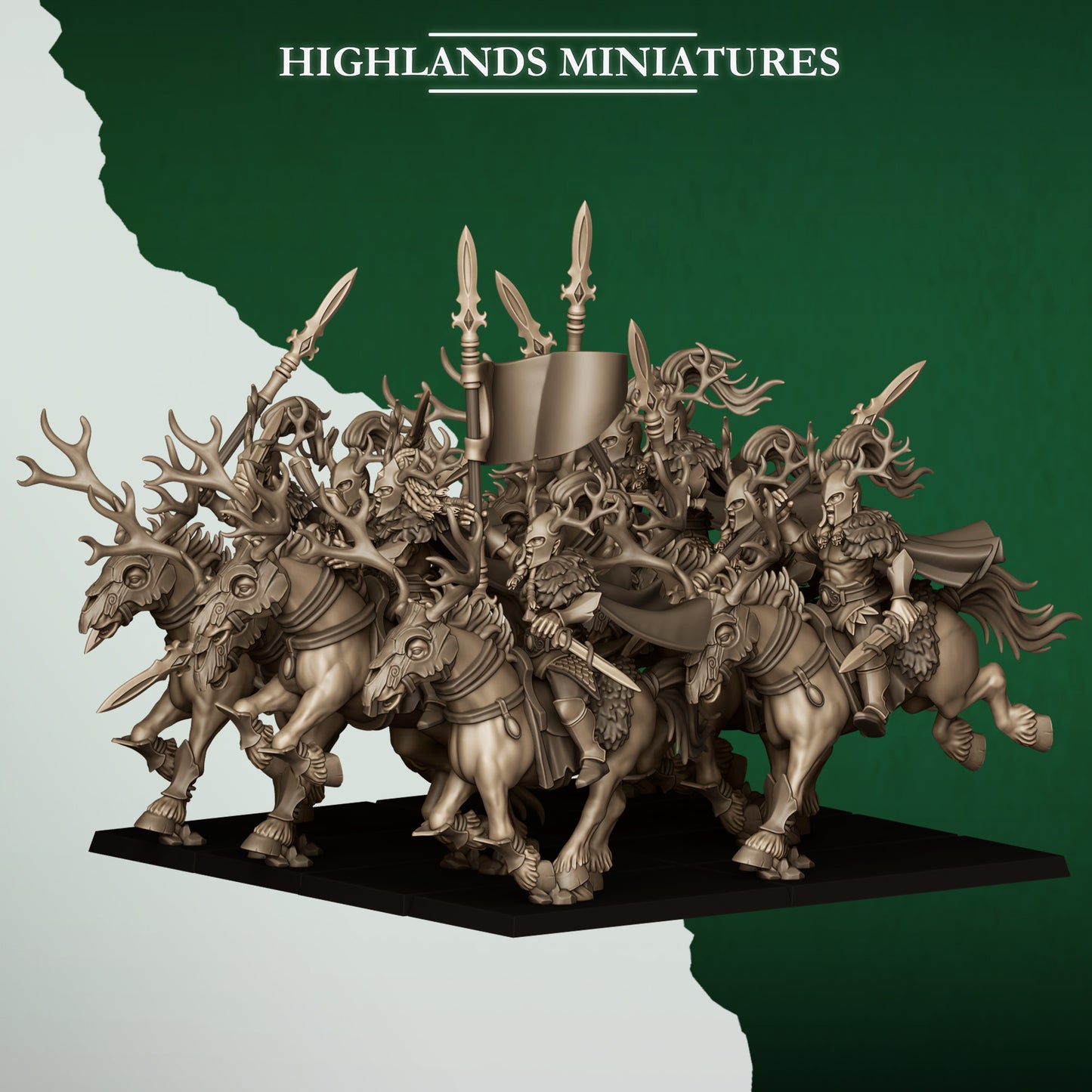 Feral Elves Forest Riders | Feral Elves Army Collection | Highland Miniatures