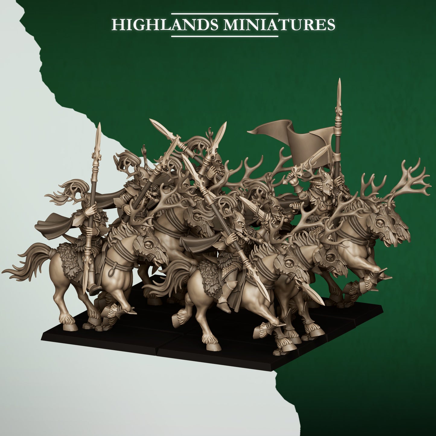 Feral Elves Forest Riders | Feral Elves Army Collection | Highland Miniatures