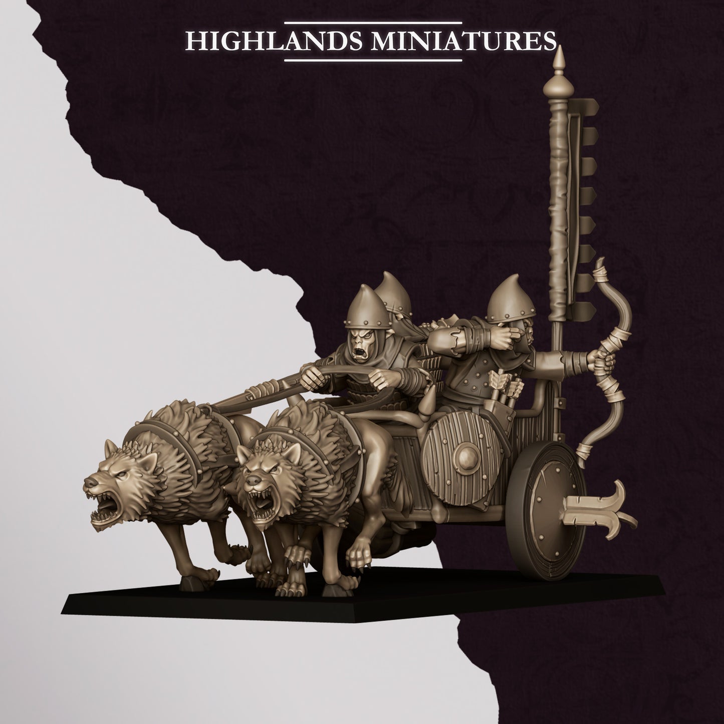 Sons of Marduk Hobgoblin Chariot | Sons of Marduk Army Collection | Highland Miniatures
