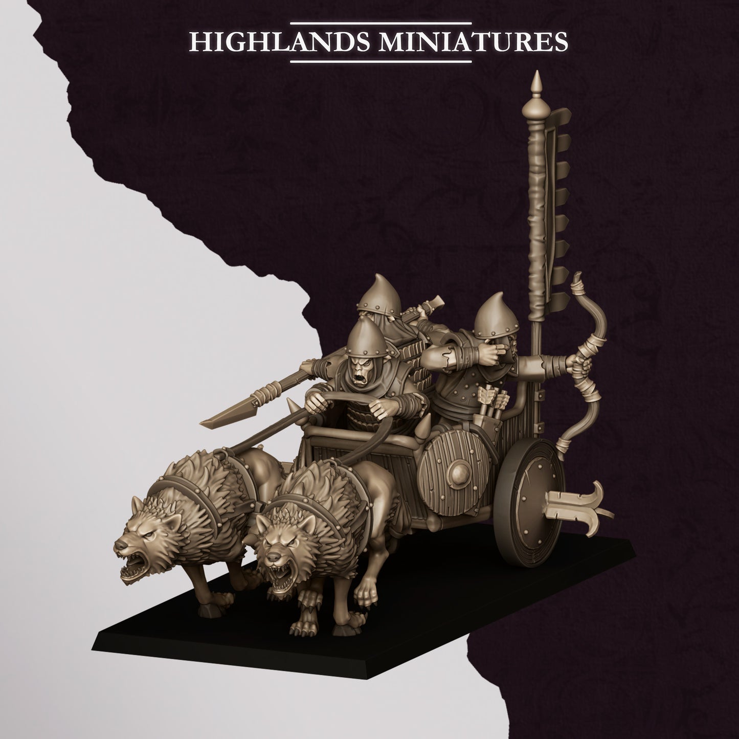 Sons of Marduk Hobgoblin Chariot | Sons of Marduk Army Collection | Highland Miniatures