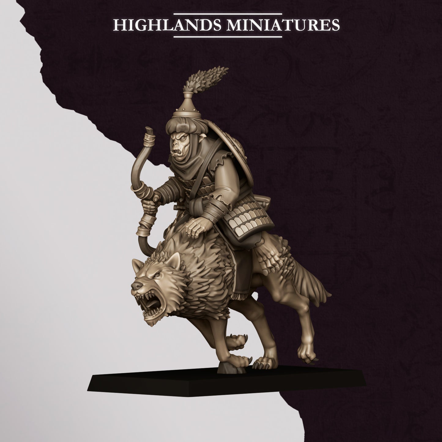 Sons of Marduk Hobgoblin Wolf Riders with Bows