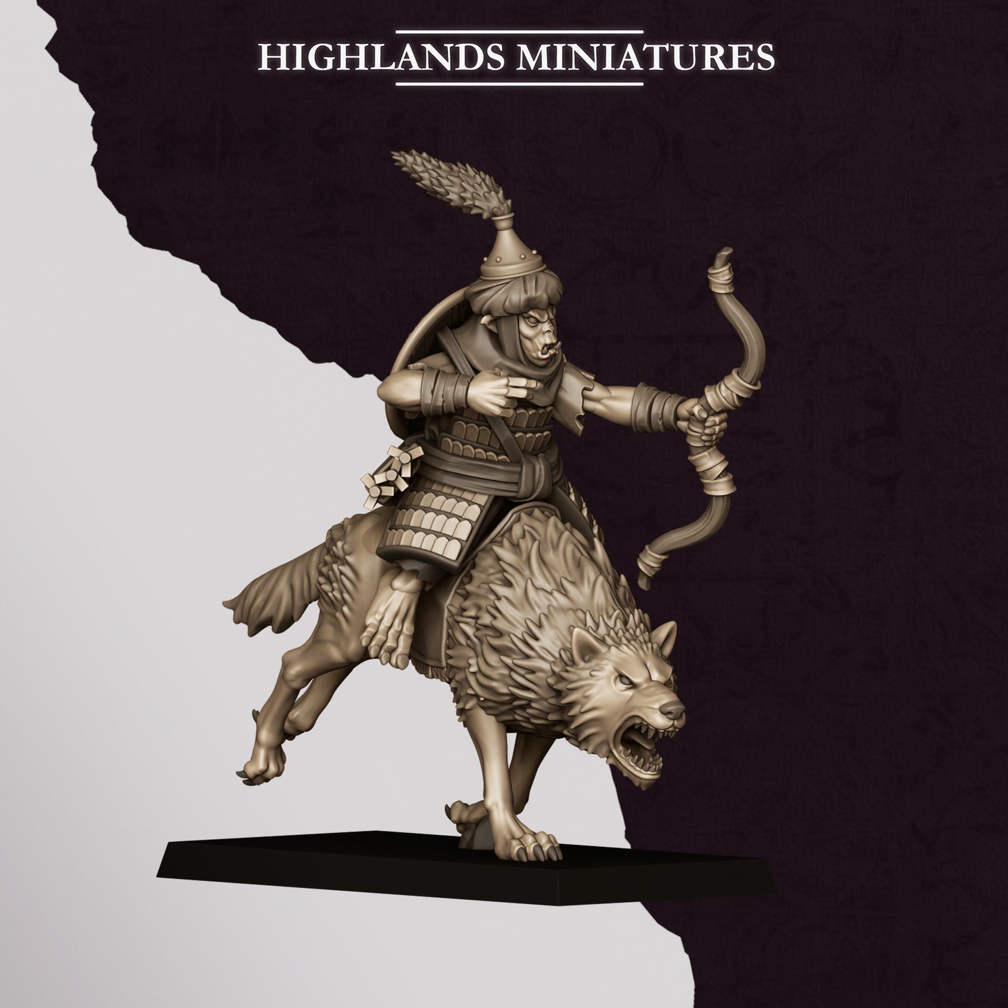 Sons of Marduk Hobgoblin Wolf Riders with Bows