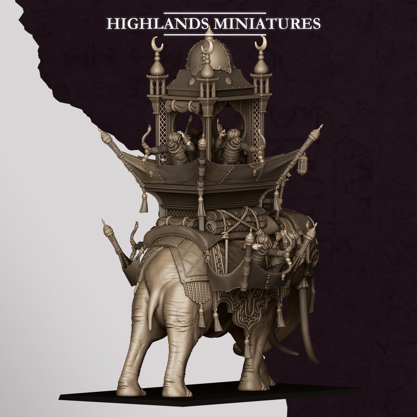 Sons of Marduk Hobgoblin War Elephant | Sons of Marduk Army Collection | Highland Miniatures