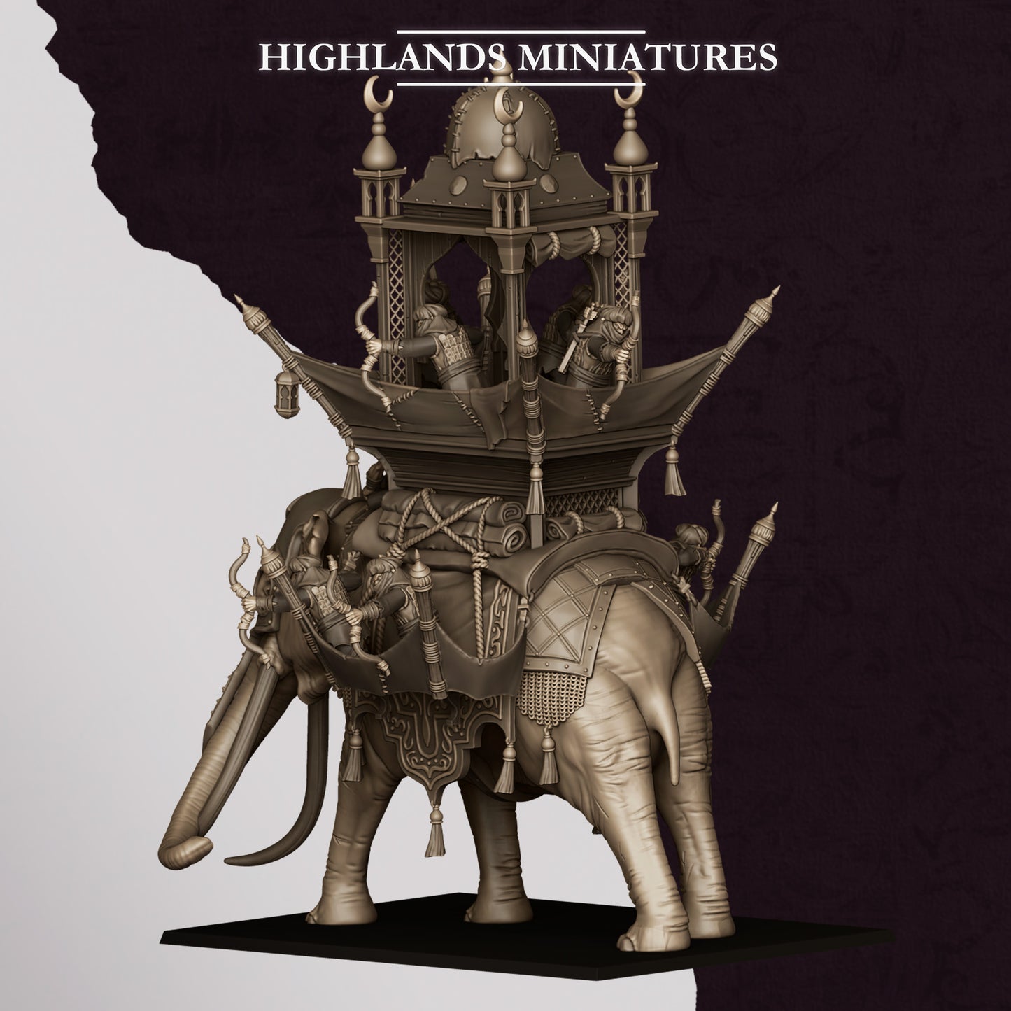 Sons of Marduk Hobgoblin War Elephant | Sons of Marduk Army Collection | Highland Miniatures