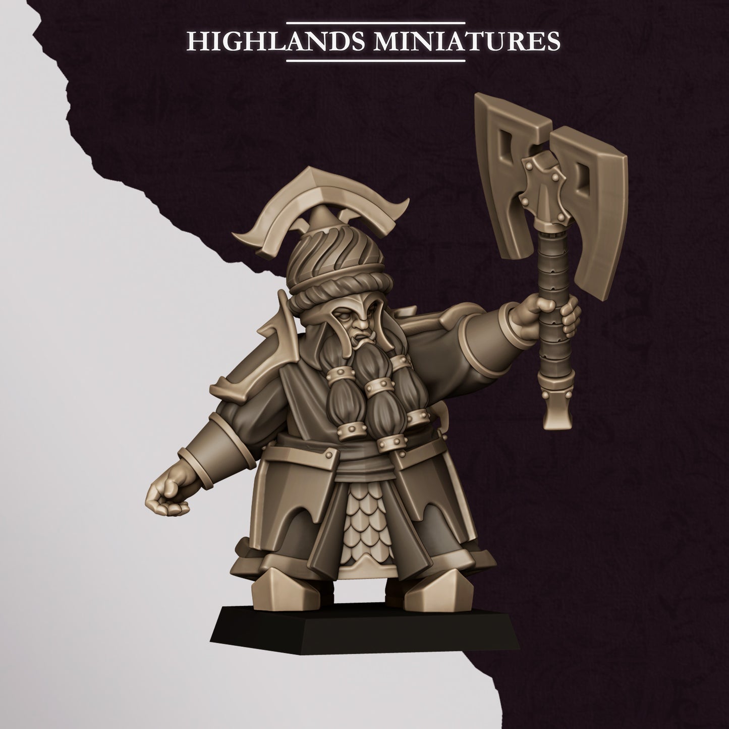 Sons of Marduk Commander | Sons of Marduk Army Collection | Highland Miniatures