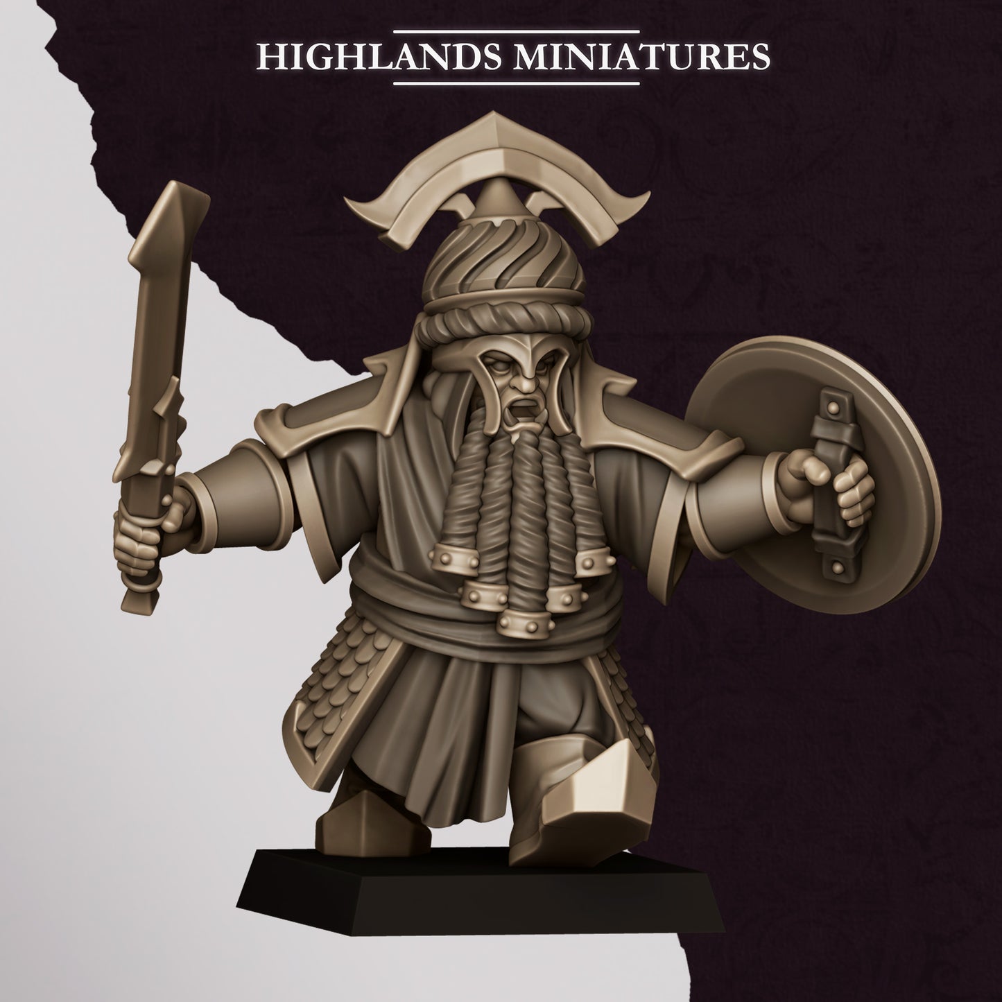 Sons of Marduk Commander | Sons of Marduk Army Collection | Highland Miniatures