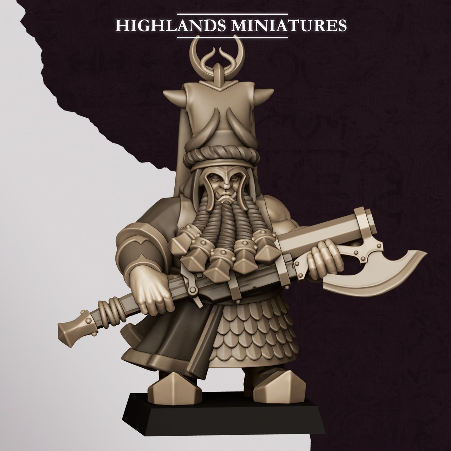 Sons of Marduk Commander | Sons of Marduk Army Collection | Highland Miniatures