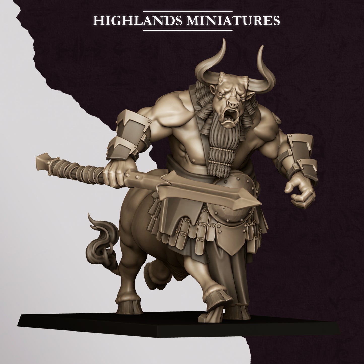 Sons of Marduk Minotaurs | Sons of Marduk Army Collection | Highland Miniatures