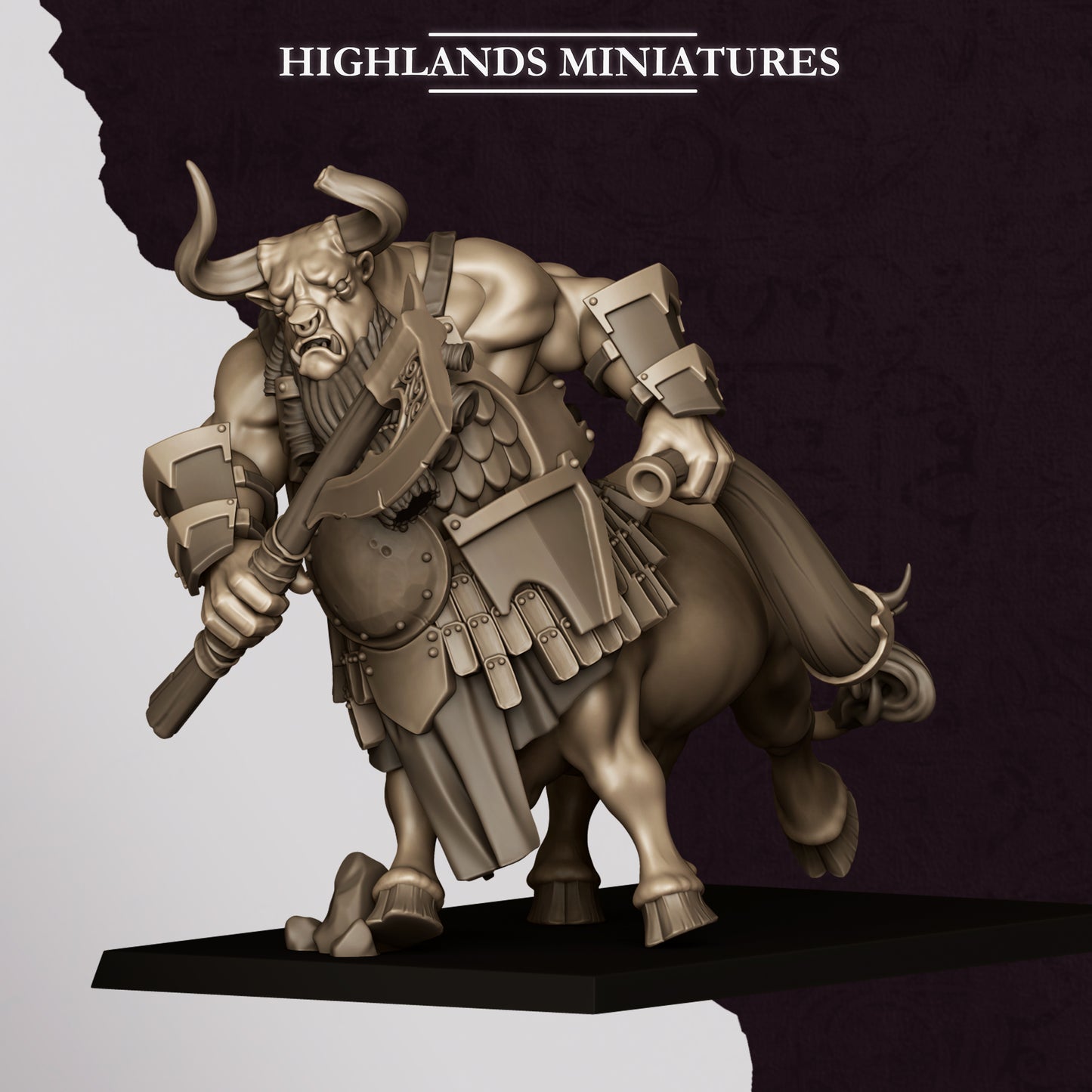 Sons of Marduk Minotaurs | Sons of Marduk Army Collection | Highland Miniatures
