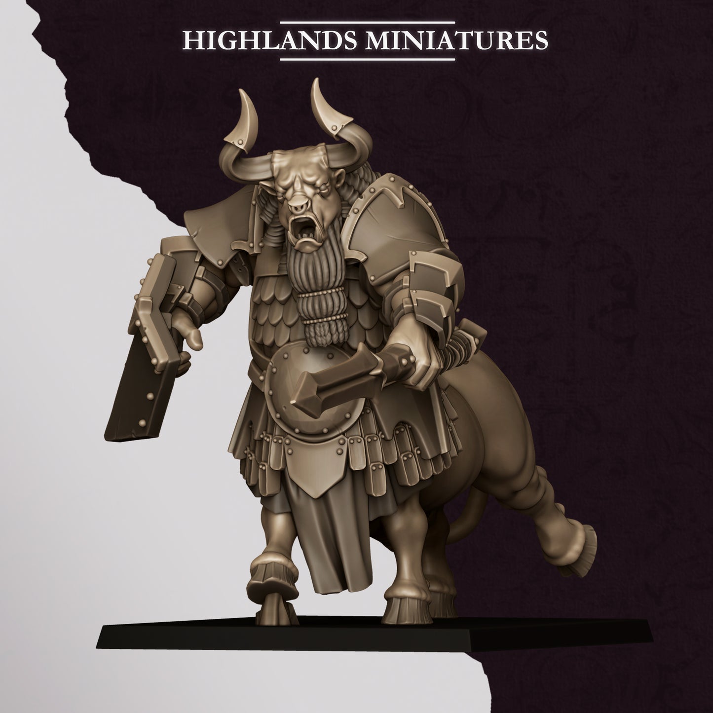 Sons of Marduk Minotaurs | Sons of Marduk Army Collection | Highland Miniatures