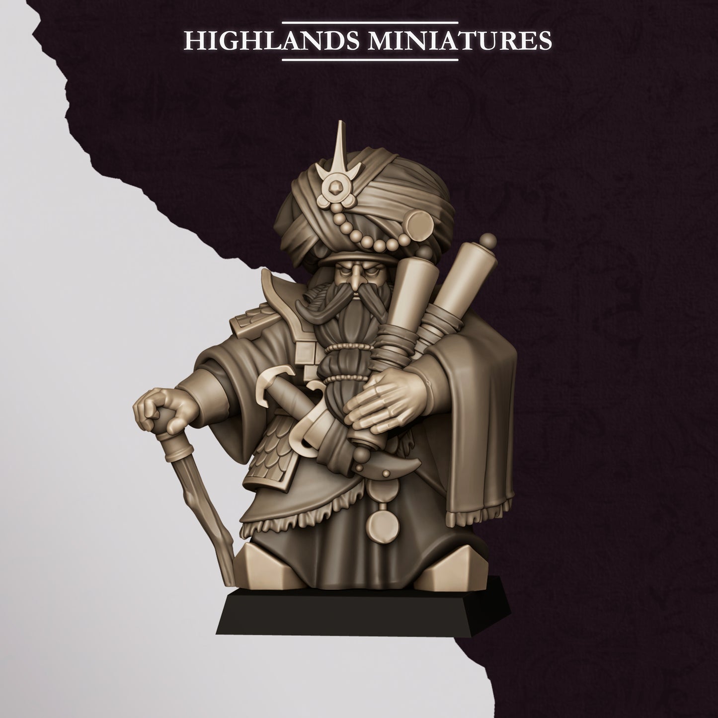 Sons of Marduk Sorcerer | Sons of Marduk Army Collection | Highland Miniatures