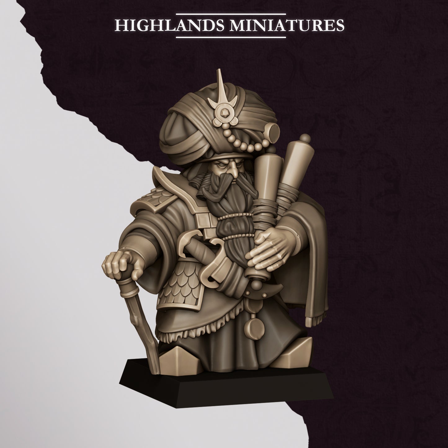 Sons of Marduk Sorcerer | Sons of Marduk Army Collection | Highland Miniatures