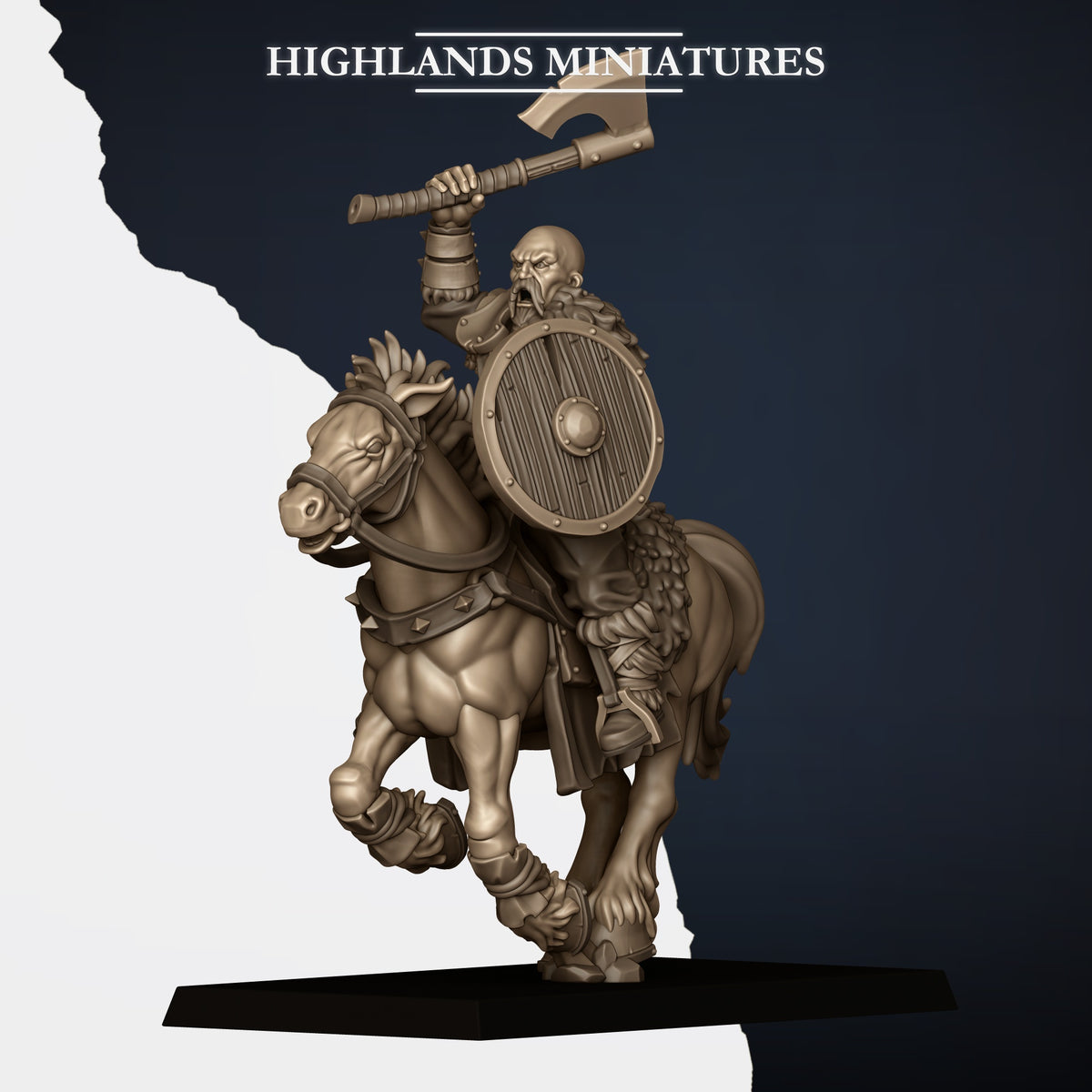 Norse Tribes Mounted Raiders | Norse Tribes Army Collection | Highland Miniatures