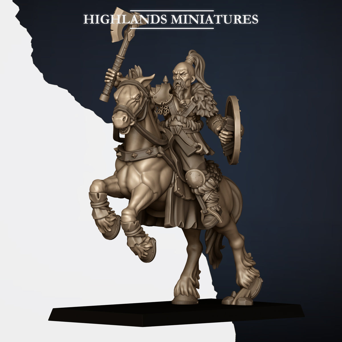 Norse Tribes Mounted Raiders | Norse Tribes Army Collection | Highland Miniatures