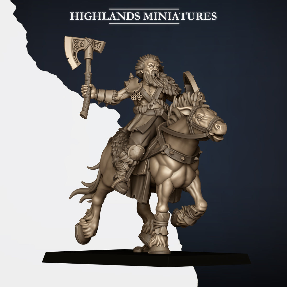 Norse Tribes Mounted Raiders | Norse Tribes Army Collection | Highland Miniatures