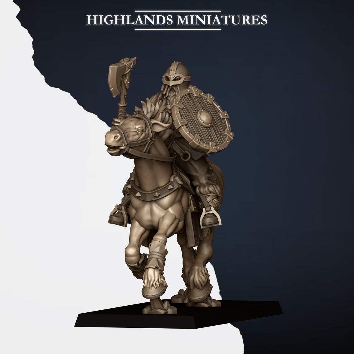 Norse Tribes Mounted Raiders | Norse Tribes Army Collection | Highland Miniatures