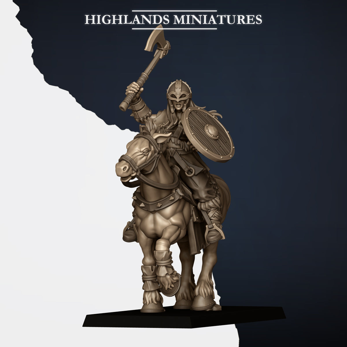Norse Tribes Mounted Raiders | Norse Tribes Army Collection | Highland Miniatures
