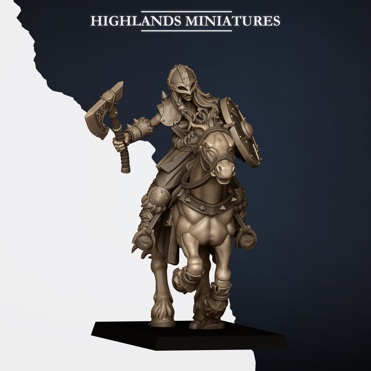 Norse Tribes Mounted Raiders | Norse Tribes Army Collection | Highland Miniatures