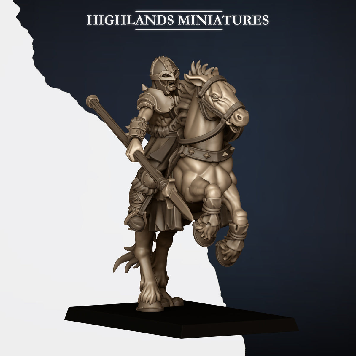 Norse Tribes Mounted Raiders with Spears | Norse Tribes Army Collection | Highland Miniatures