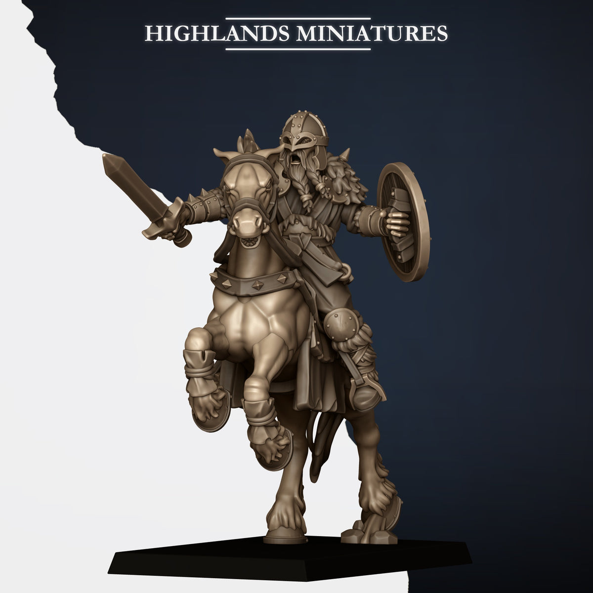 Norse Tribes Mounted Raiders | Norse Tribes Army Collection | Highland Miniatures