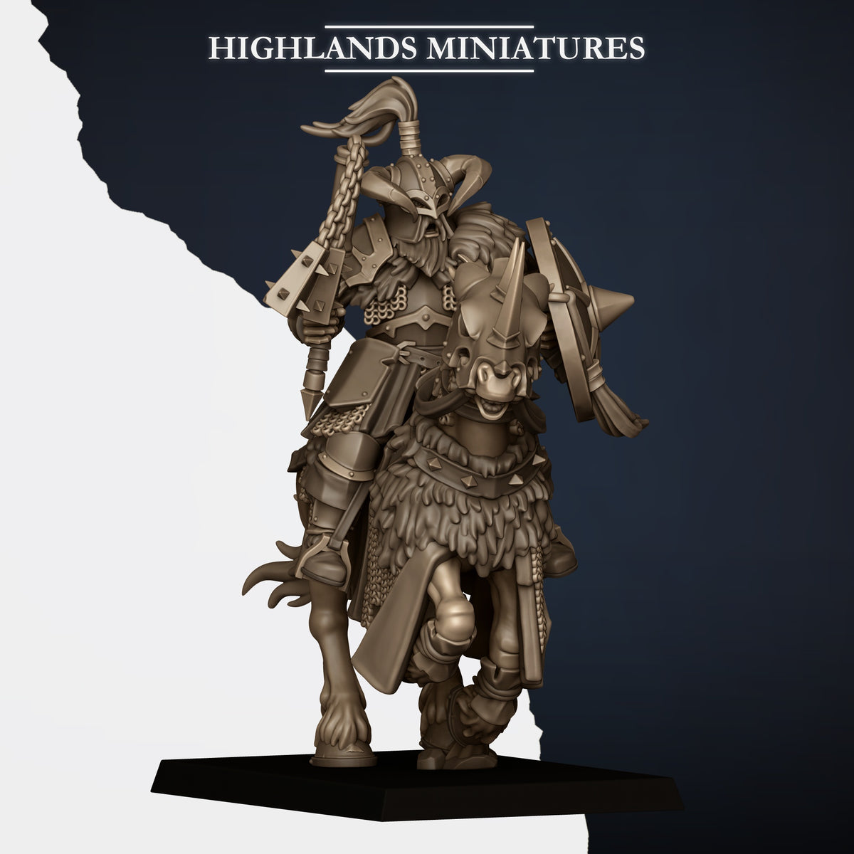 Norse Tribes Mounted Huscarls | Norse Tribes Army Collection | Highland Miniatures