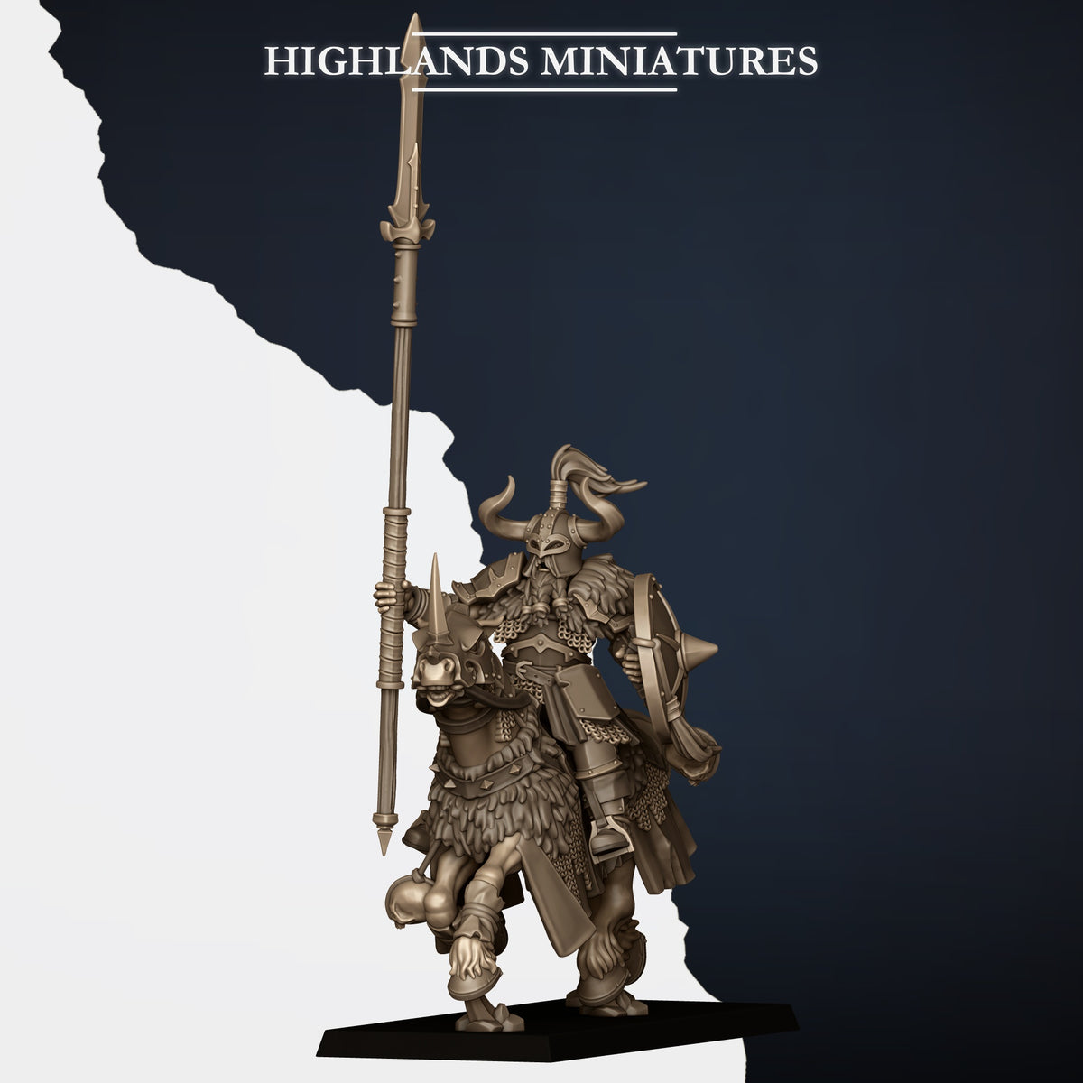 Norse Tribes Mounted Huscarls | Norse Tribes Army Collection | Highland Miniatures