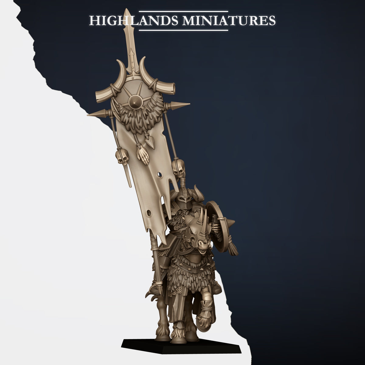 Norse Tribes Mounted Huscarls | Norse Tribes Army Collection | Highland Miniatures