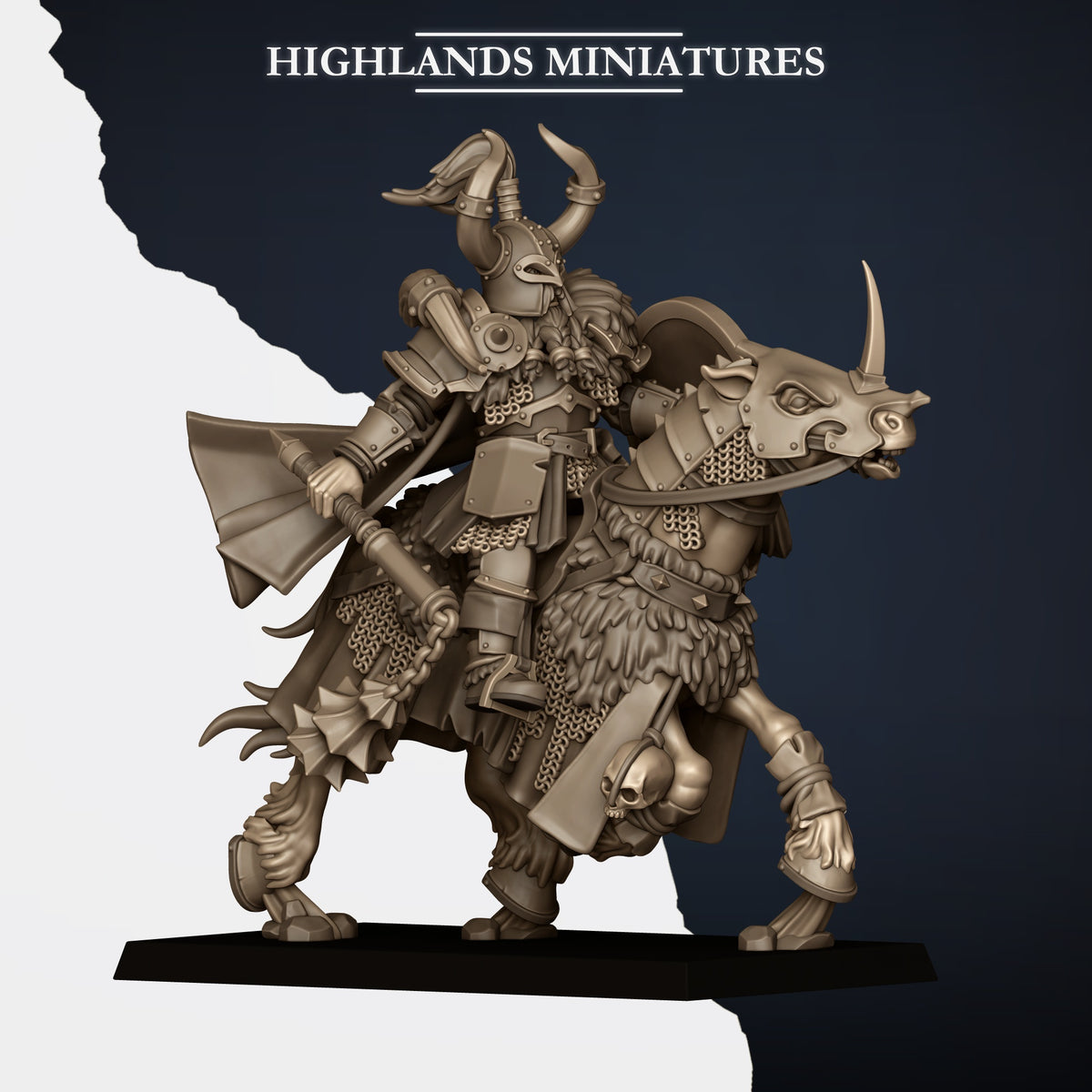 Norse Tribes Mounted Huscarls | Norse Tribes Army Collection | Highland Miniatures