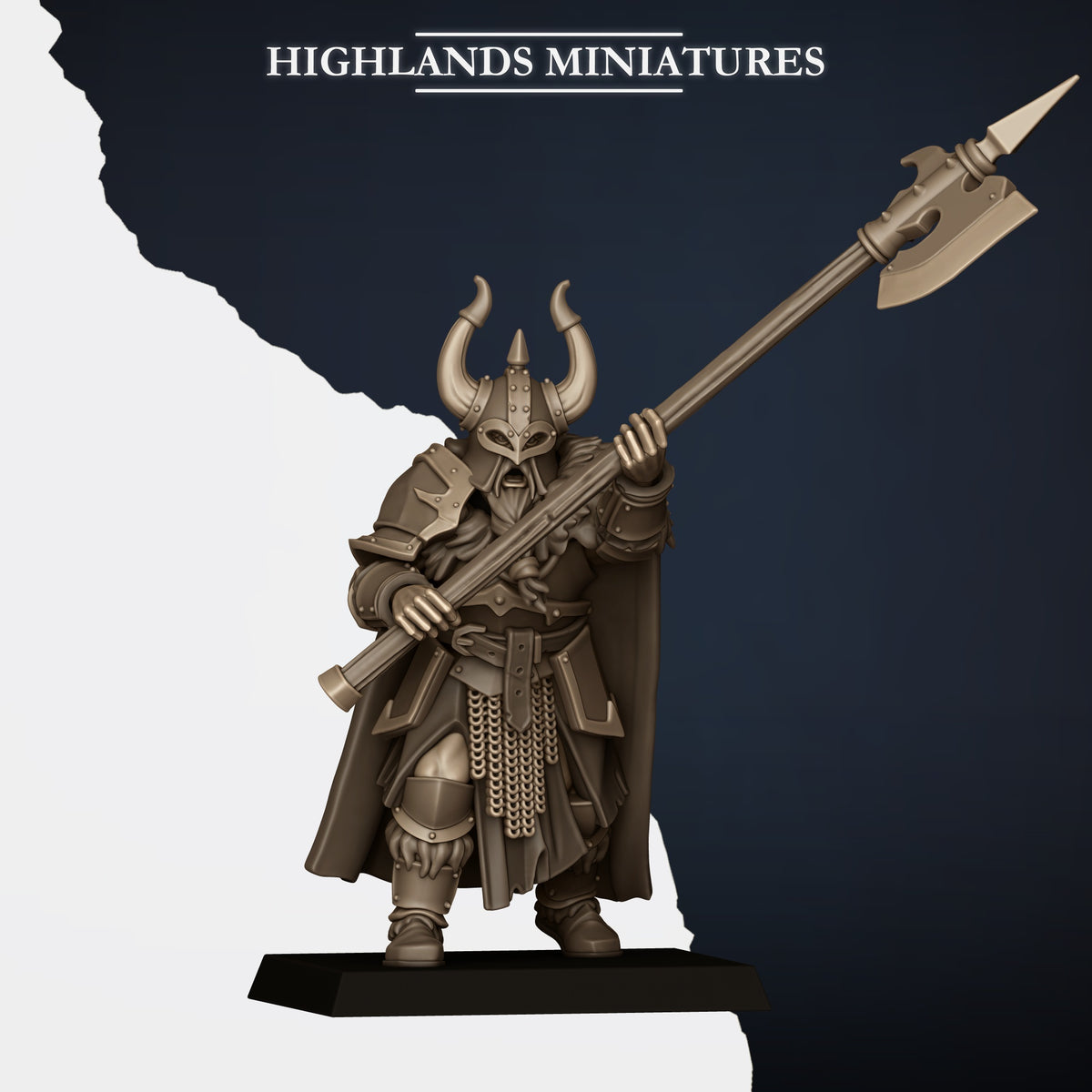 Norse Tribes Huscarls on Foot with Halberds | Norse Tribes Army Collection | Highland Miniatures