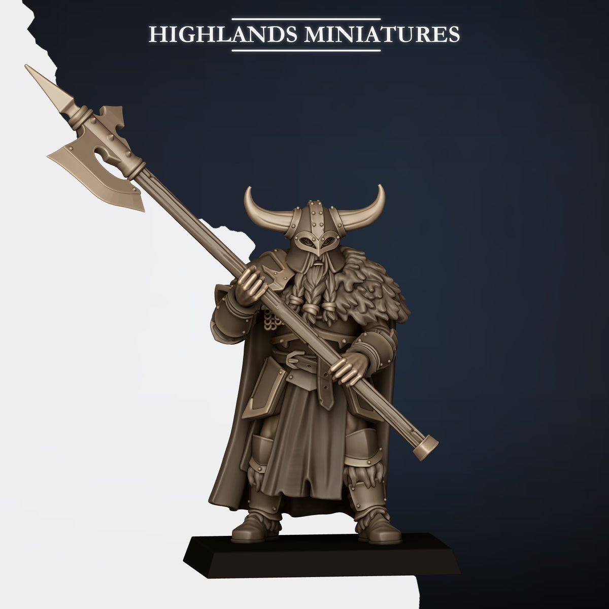 Norse Tribes Huscarls on Foot with Halberds | Norse Tribes Army Collection | Highland Miniatures